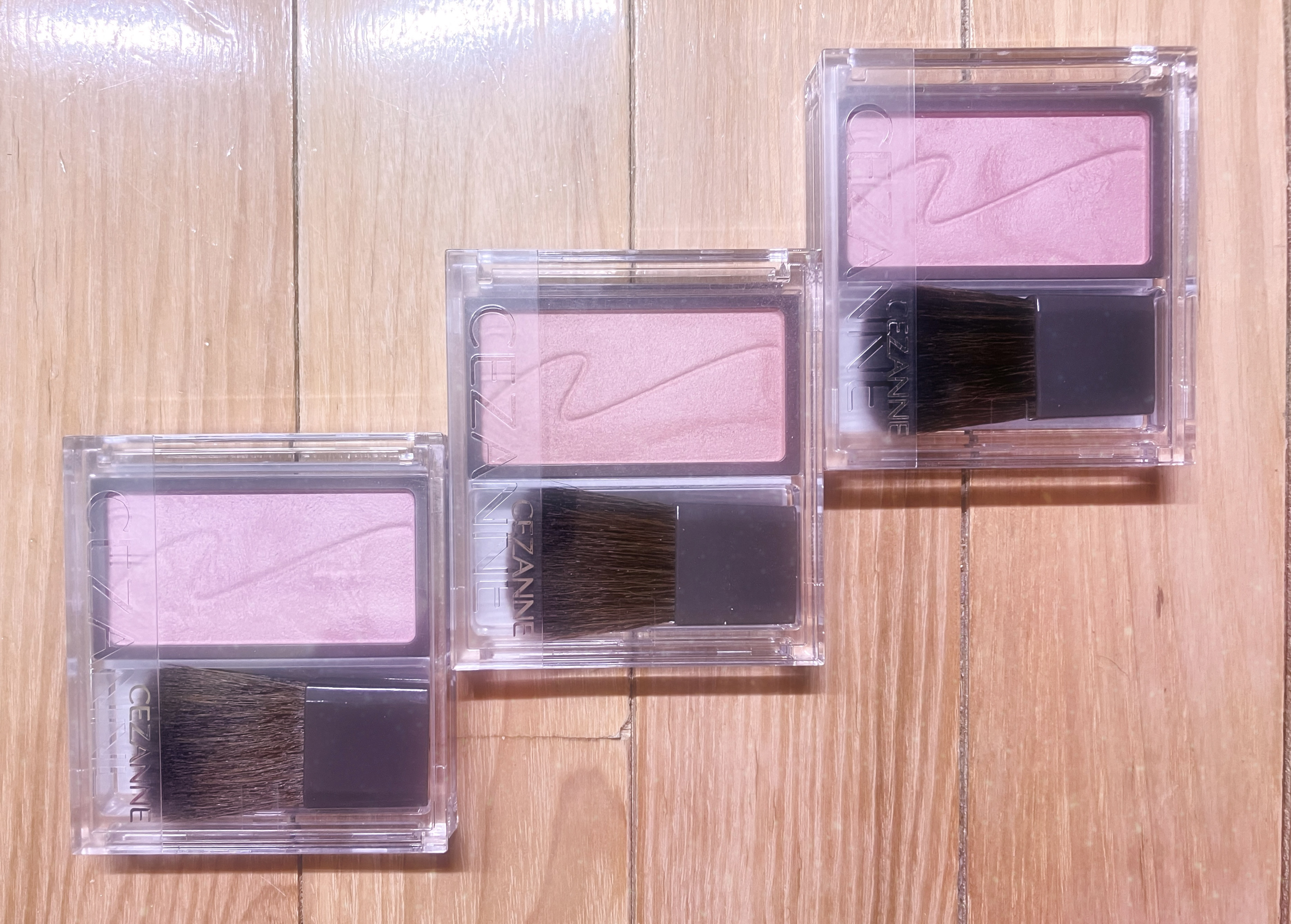 チークブラッシュ/CEZANNE/パウダーチークを使ったクチコミ（3枚目）