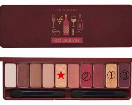 プレイカラー アイシャドウ/ETUDE/アイシャドウパレットを使ったクチコミ(2枚目)
