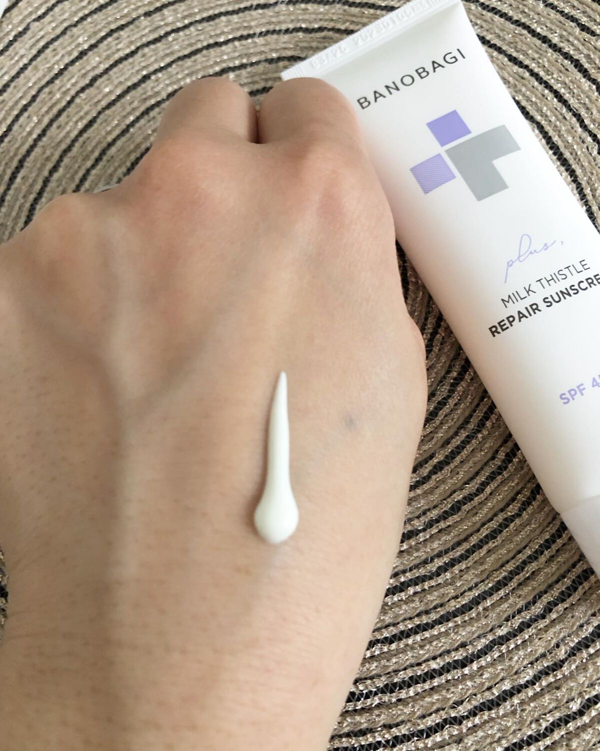 ミルクシスルリペアシカサンスクリーンプラス/BANOBAGI/日焼け止めミルクを使ったクチコミ(2枚目)