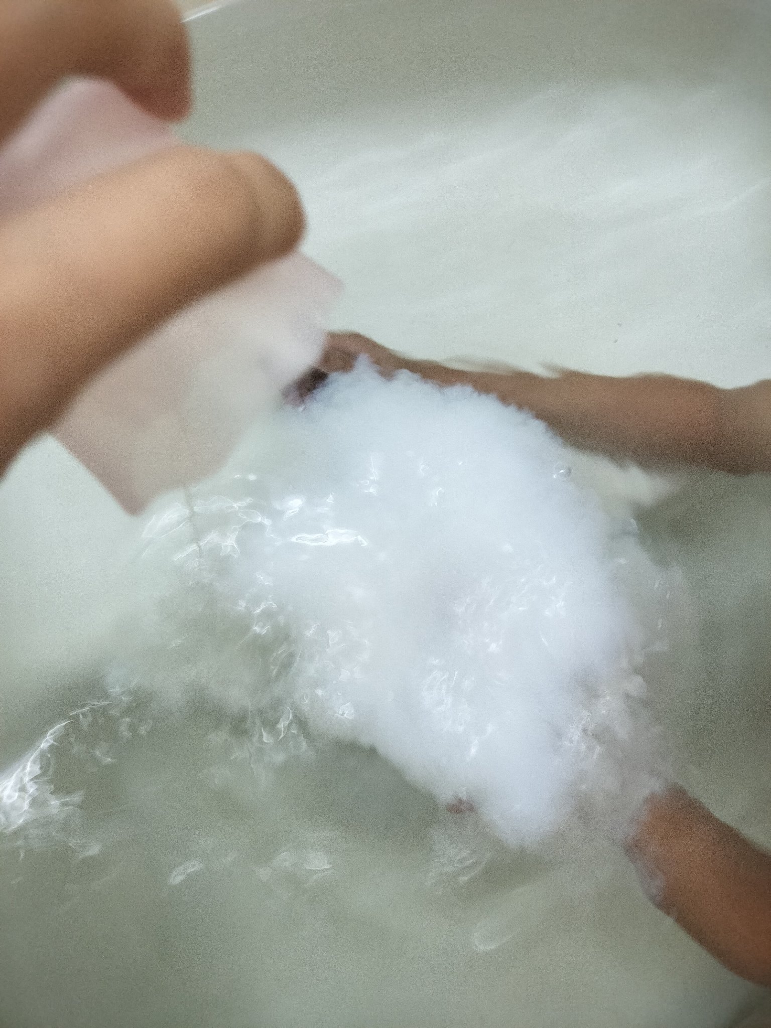 角層まで浸透する うるおいバスミルク ほのかでパウダリーな香り/ビオレu/保湿系入浴剤を使ったクチコミ（3枚目）