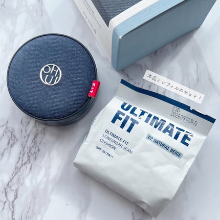 アルティメットフィット ロングウェアデニムクッション/OHUI/クッションファンデーションを使ったクチコミ(5枚目)