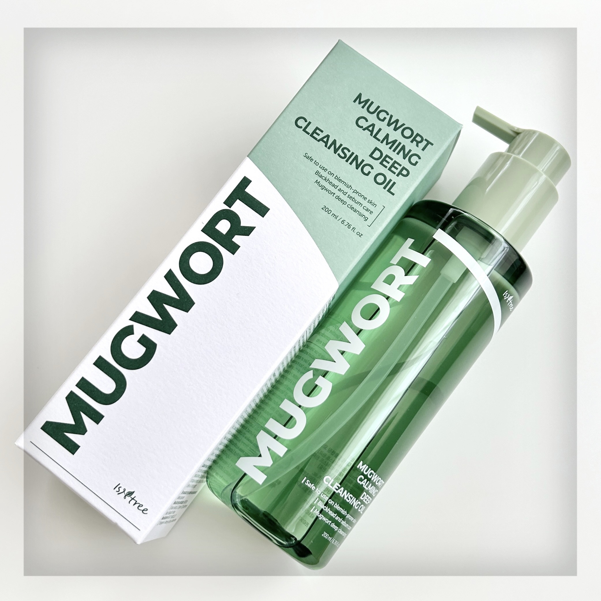 ヨモギカーミングディープクレンジングオイル/Isntree/オイルクレンジングを使ったクチコミ（2枚目）