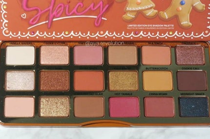ジンジャーブレッド エクストラ スパイシー アイシャドウ パレット/Too Faced/メイクアップキットを使ったクチコミ(2枚目)