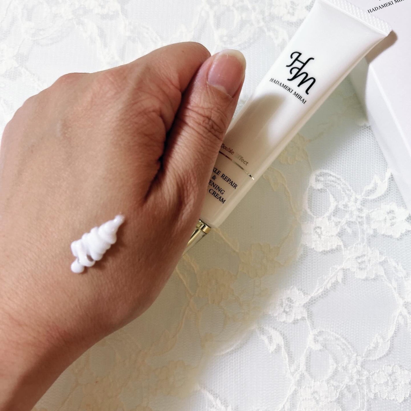 リンクルリペア&ホワイトニング メディカルクリーム/ハダメキミライ/アイケア・アイクリームを使ったクチコミ(3枚目)