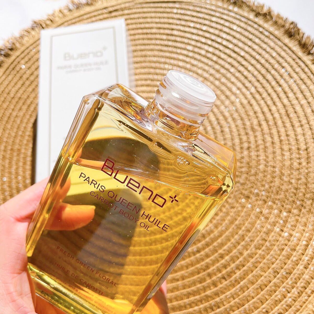 パリクイーンユイル キャロット ボディオイル /BUENO/ボディパウダーを使ったクチコミ（3枚目）