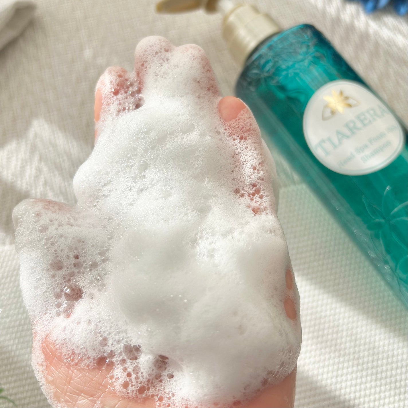 ヘッドスパフォームリッチシャンプー/ディープスパリペアトリートメント/TIARERA/市販シャンプーを使ったクチコミ(3枚目)