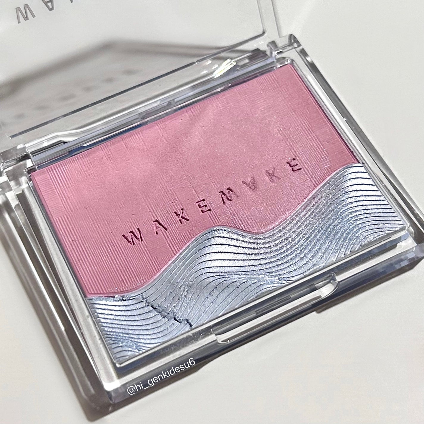 シアーレイヤリングデュアルブラッシャー/wakemake/パウダーチークを使ったクチコミ(7枚目)