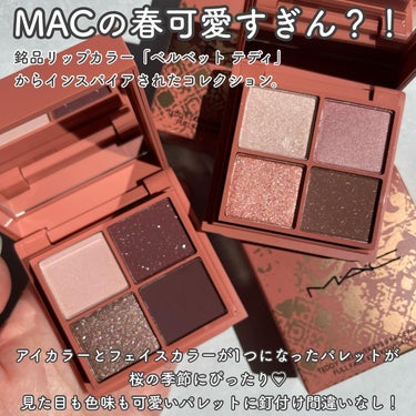 テディ テイクオーバー アイ & フェイスパレット/M・A・C/パウダーアイシャドウを使ったクチコミ（2枚目）