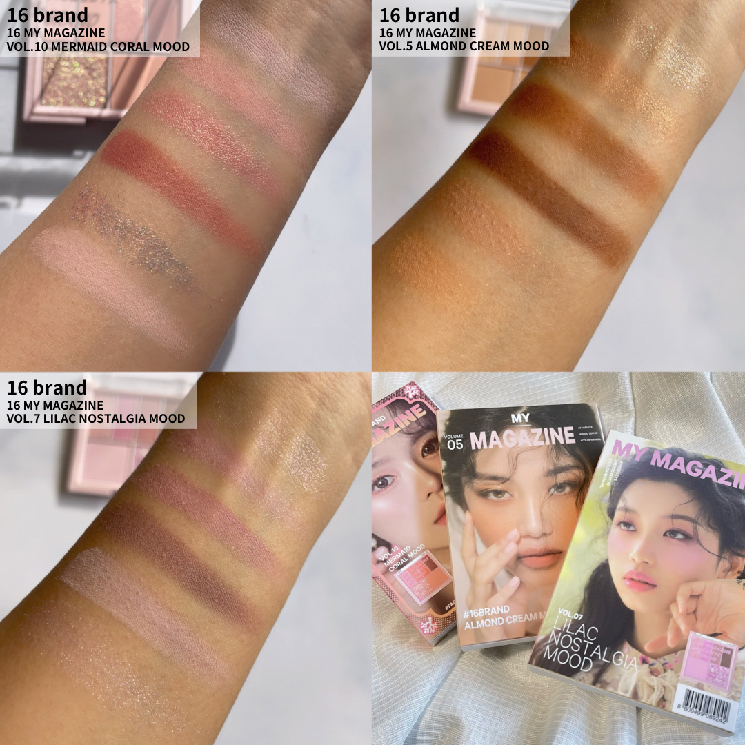 限定アイシャドウパレット】16 MY MAGAZINE｜16BRANDの辛口レビュー