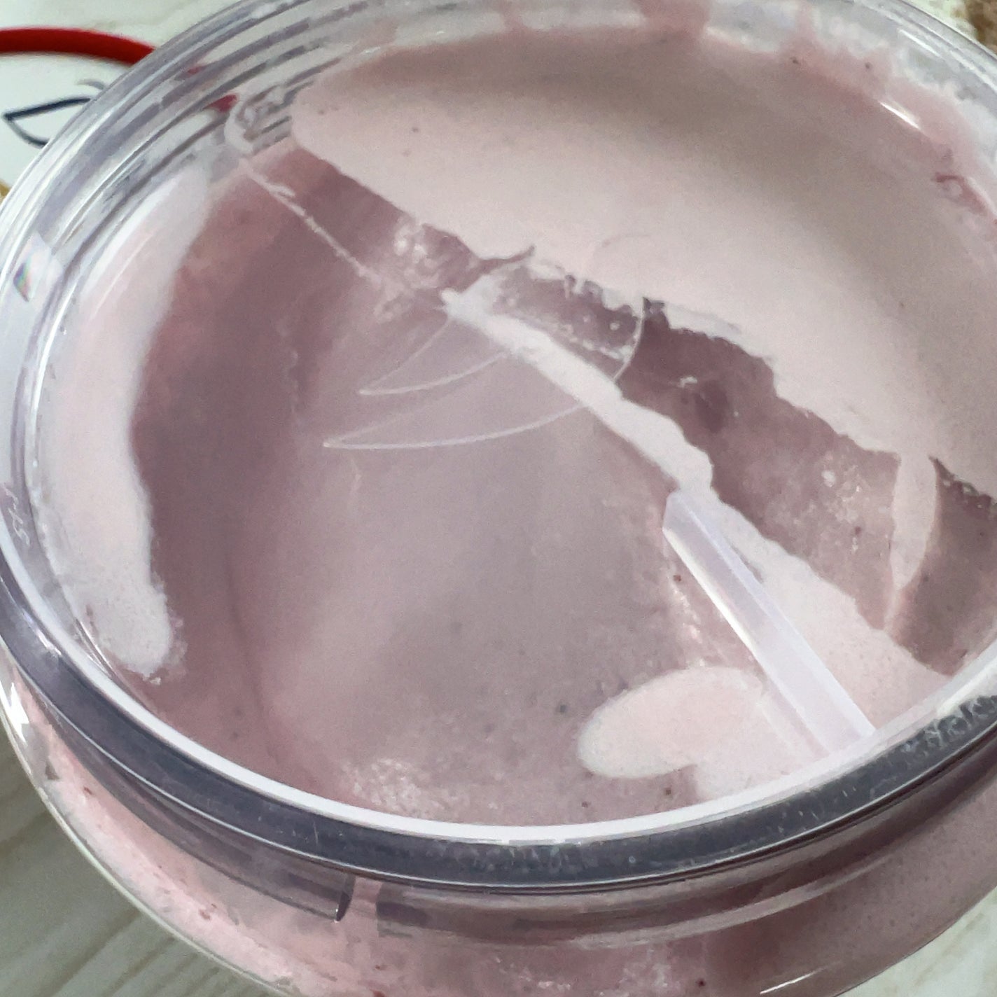 ダヴ ふわとろ クリーミースクラブ チェリー&アプリコットミルク/ダヴ/ボディスクラブを使ったクチコミ(4枚目)