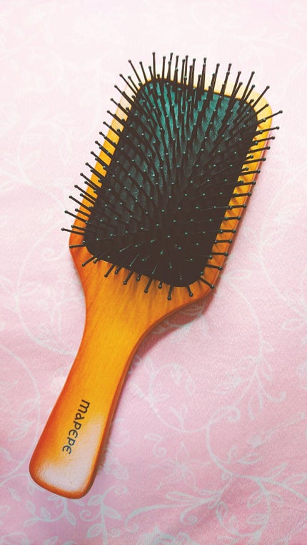 ふかふかクッションのパドルブラシ/マペペ/ヘアブラシを使ったクチコミ(1枚目)