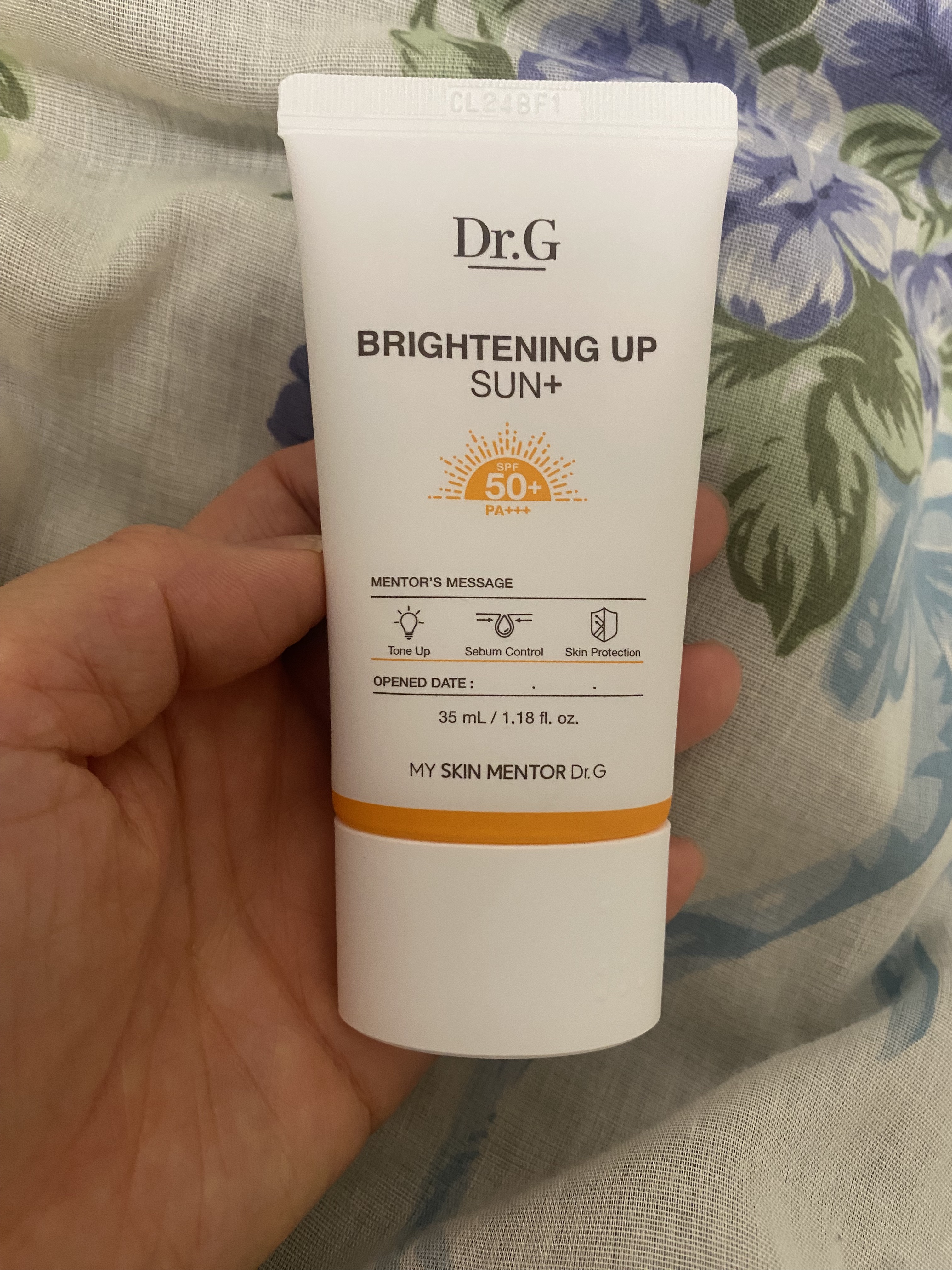 ブライトニングアップサンプラス 35ml/Dr.G/日焼け止めクリームを使ったクチコミ（2枚目）