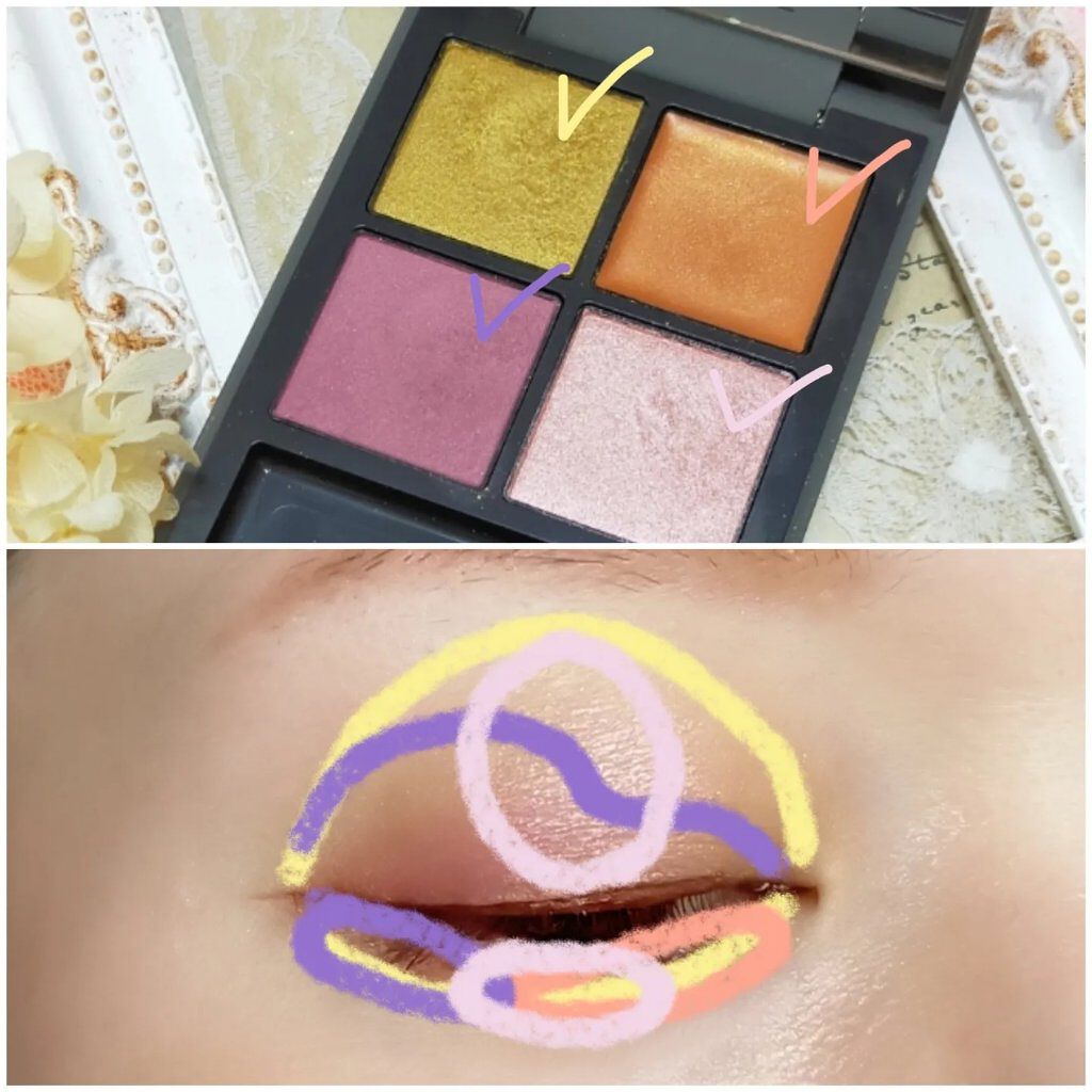 ディメンショナルビジョンアイパレット/THREE/アイシャドウパレットを使ったクチコミ（3枚目）