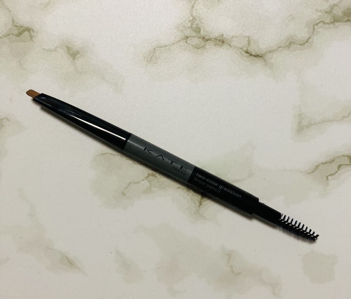 2カラーグラデーションブロウペンシル/KATE/アイブロウペンシルを使ったクチコミ（3枚目）
