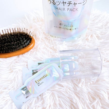 ザビューティ うるツヤチャージヘアパック/エッセンシャル/ヘアマスク・ヘアパックを使ったクチコミ(2枚目)