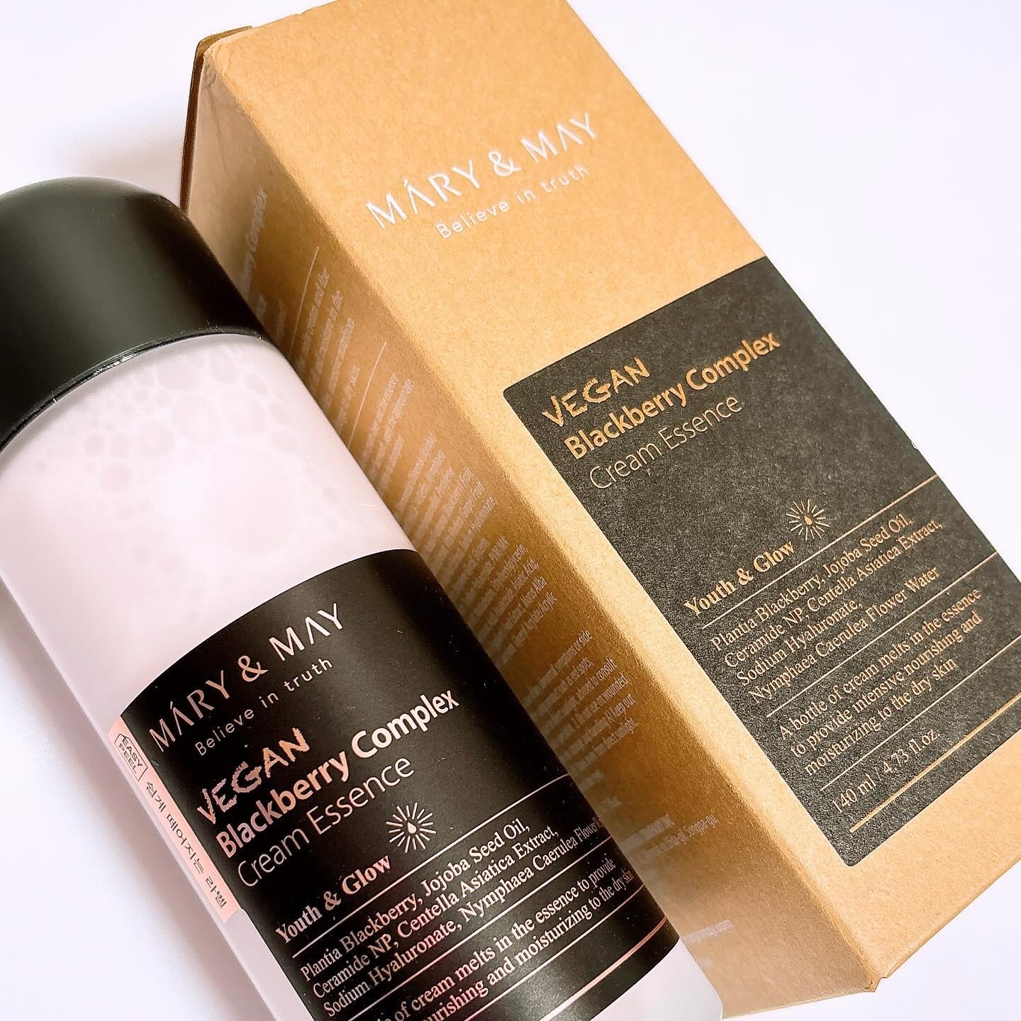 ヴィーガンブラックベリー コンプレックスクリームエッセンス/MARY&MAY/化粧水を使ったクチコミ（2枚目）