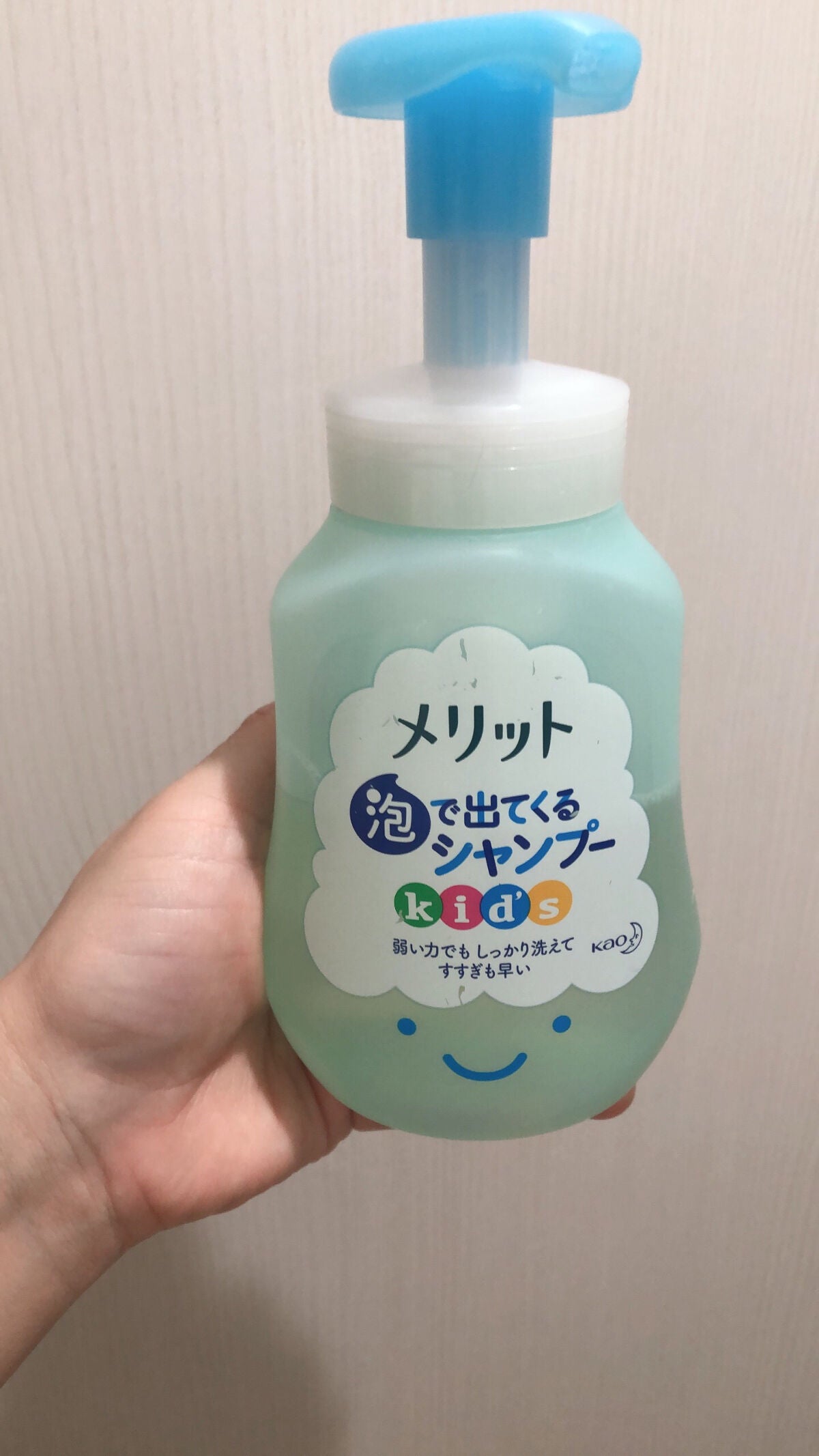 泡で出てくるシャンプーキッズ/メリット/市販シャンプーを使ったクチコミ(1枚目)