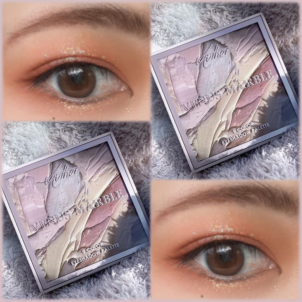VenusMarble 9色アイシャドウパレット/Venus Marble/アイシャドウパレットを使ったクチコミ(1枚目)