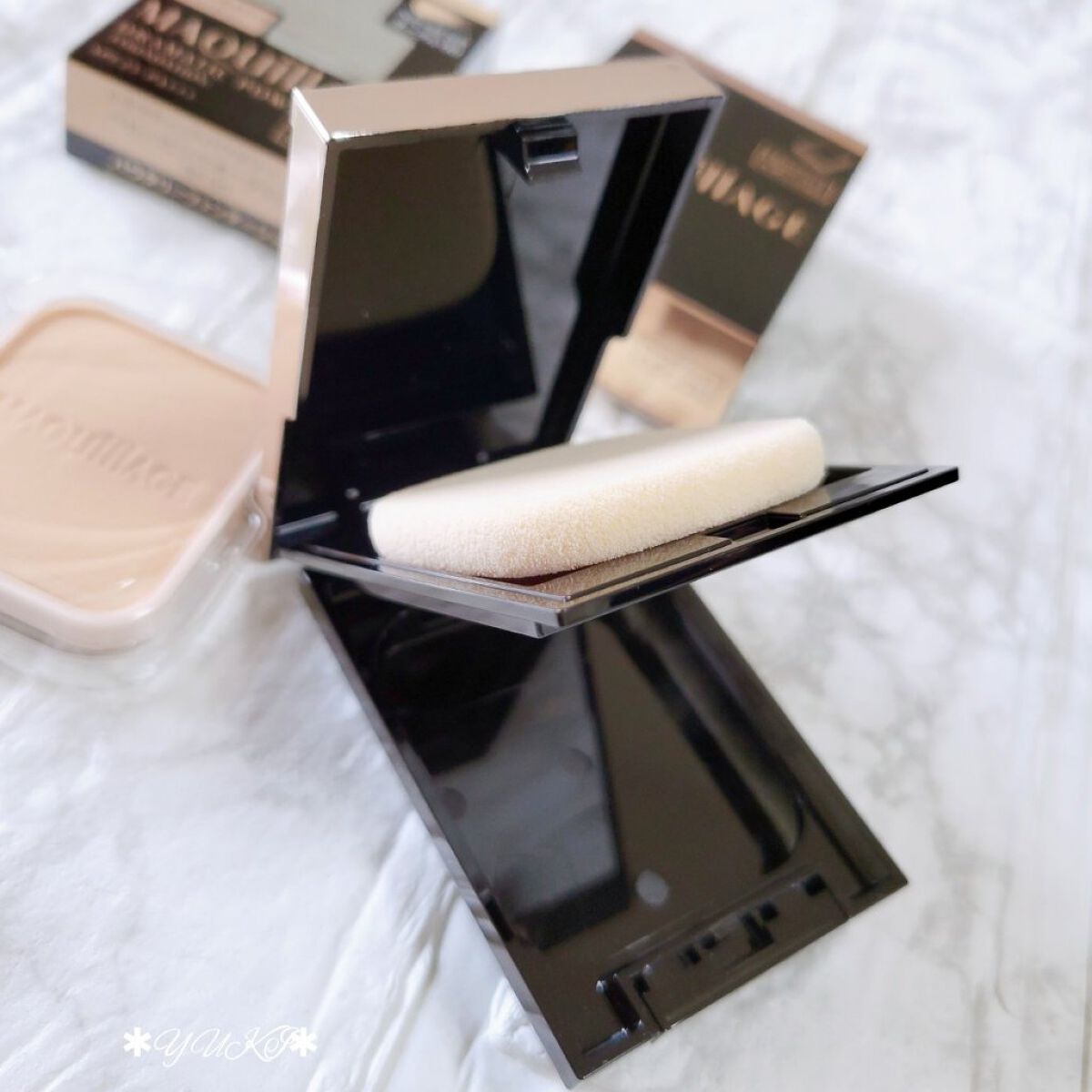 ドラマティックパウダリー EX/マキアージュ/パウダーファンデーションを使ったクチコミ（3枚目）