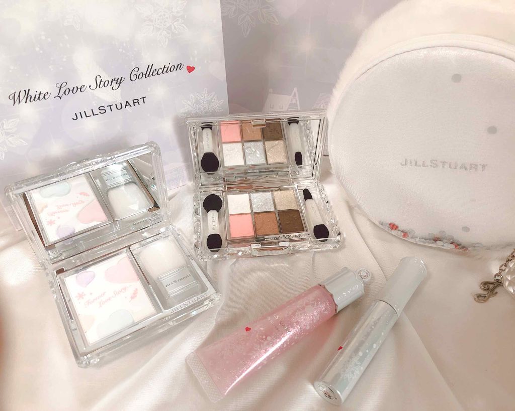 ホワイトラブストーリー コレクション (クリスマスコフレ 2018)/JILL STUART/メイクアップキットを使ったクチコミ（1枚目）