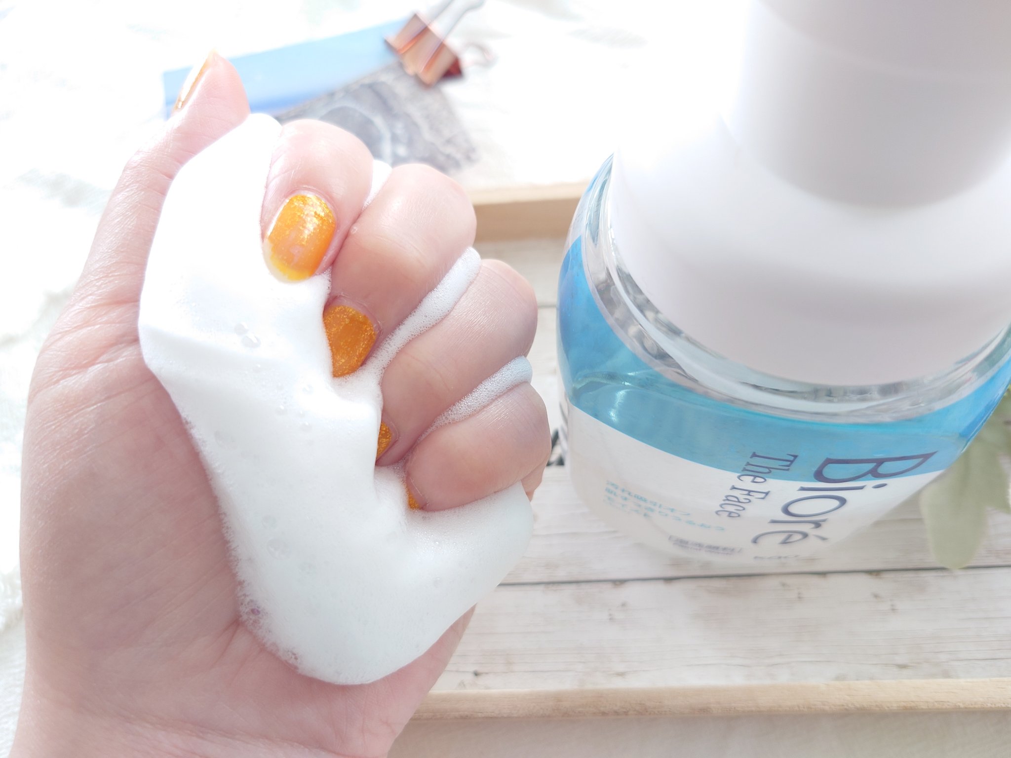 ビオレ ザフェイス 泡洗顔料 モイスト 本体(200ml)/ビオレ/泡洗顔を使ったクチコミ（3枚目）