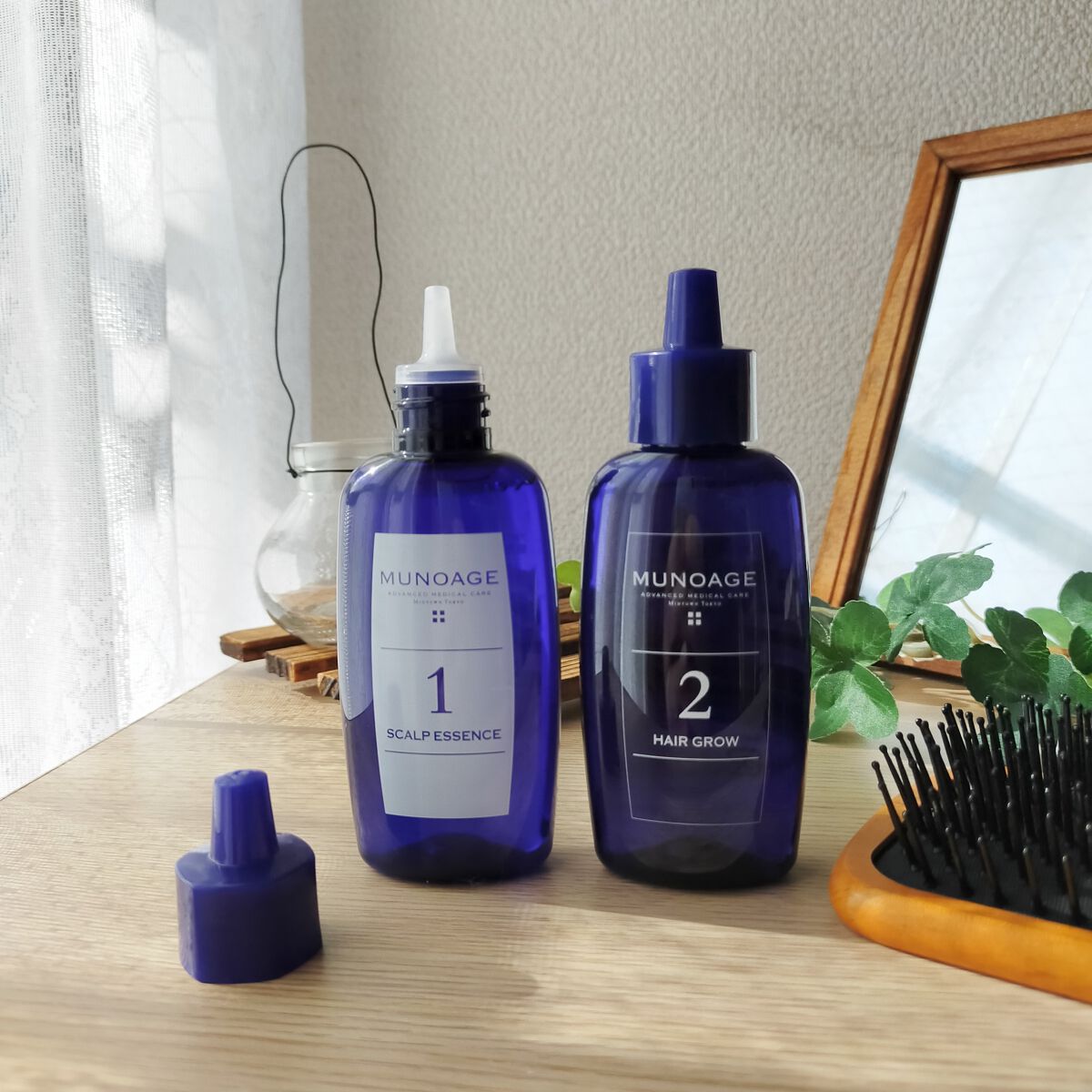 Wアプローチヘアプログラム/MUNOAGE(ミューノアージュ)/頭皮ローションを使ったクチコミ（1枚目）