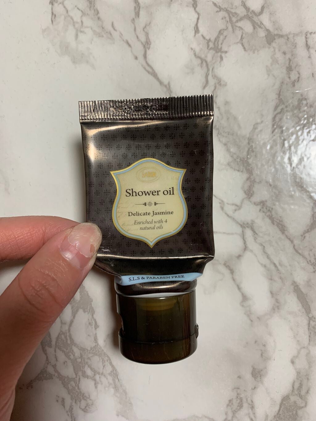 シャワーオイル デリケート・ジャスミン /SABON/ボディソープを使ったクチコミ(1枚目)