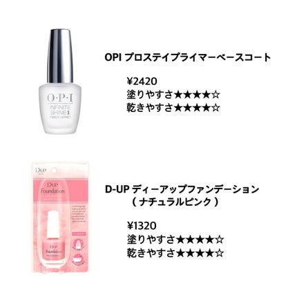 インフィニット シャイン プロステイ プライマー ベースコート/O・P・I/ネイルベースコートを使ったクチコミ(2枚目)