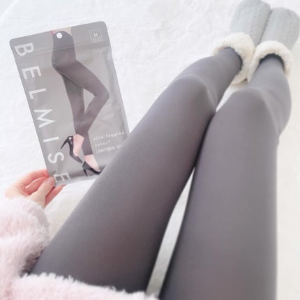 スリムレギンス color+/BELMISE/着圧ソックス・レギンスを使ったクチコミ(2枚目)