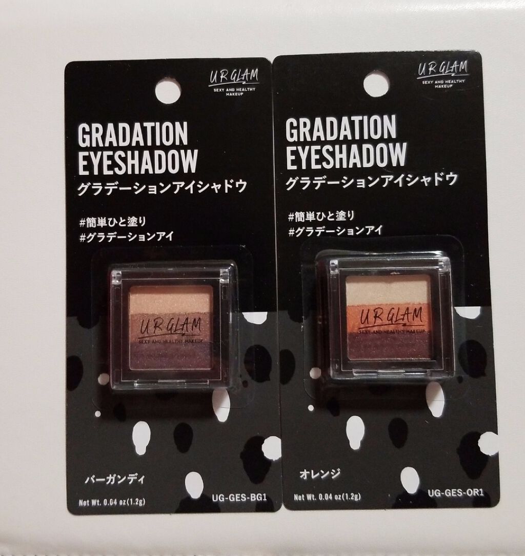 UR GLAM　GRADATION EYESHADOW/U R GLAM/アイシャドウパレットを使ったクチコミ（1枚目）