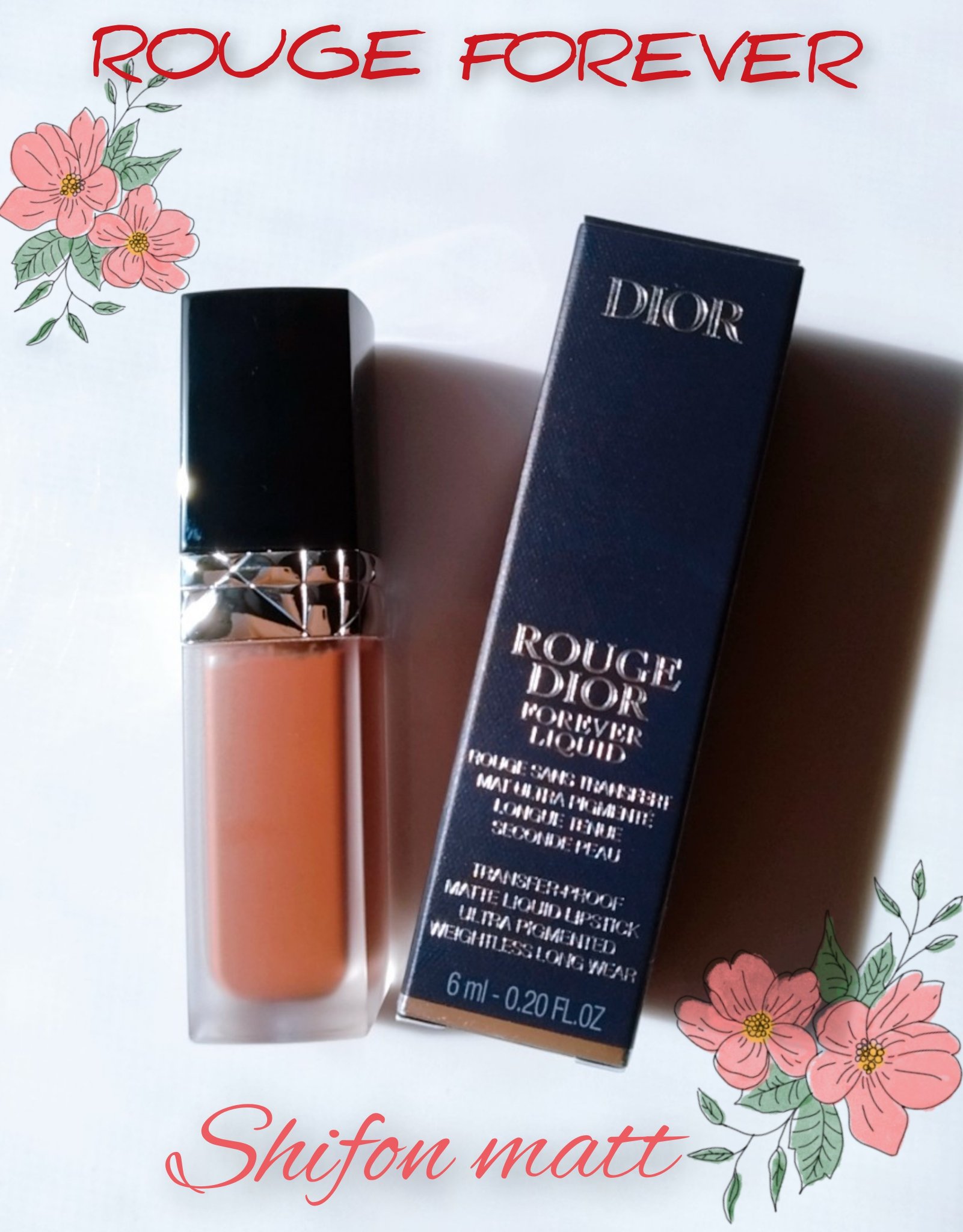 ルージュ ディオール フォーエヴァー リキッド 300 フォーエヴァー ヌード スタイル/Dior/口紅を使ったクチコミ（1枚目）
