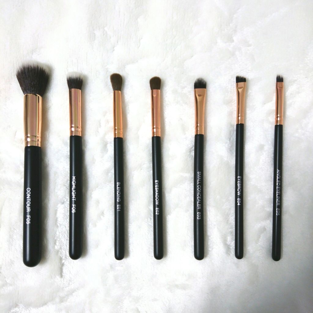 貴族のゴールド メイクブラシ11本セット 化粧ポーチ付き/SIXPLUS/メイクブラシを使ったクチコミ(3枚目)