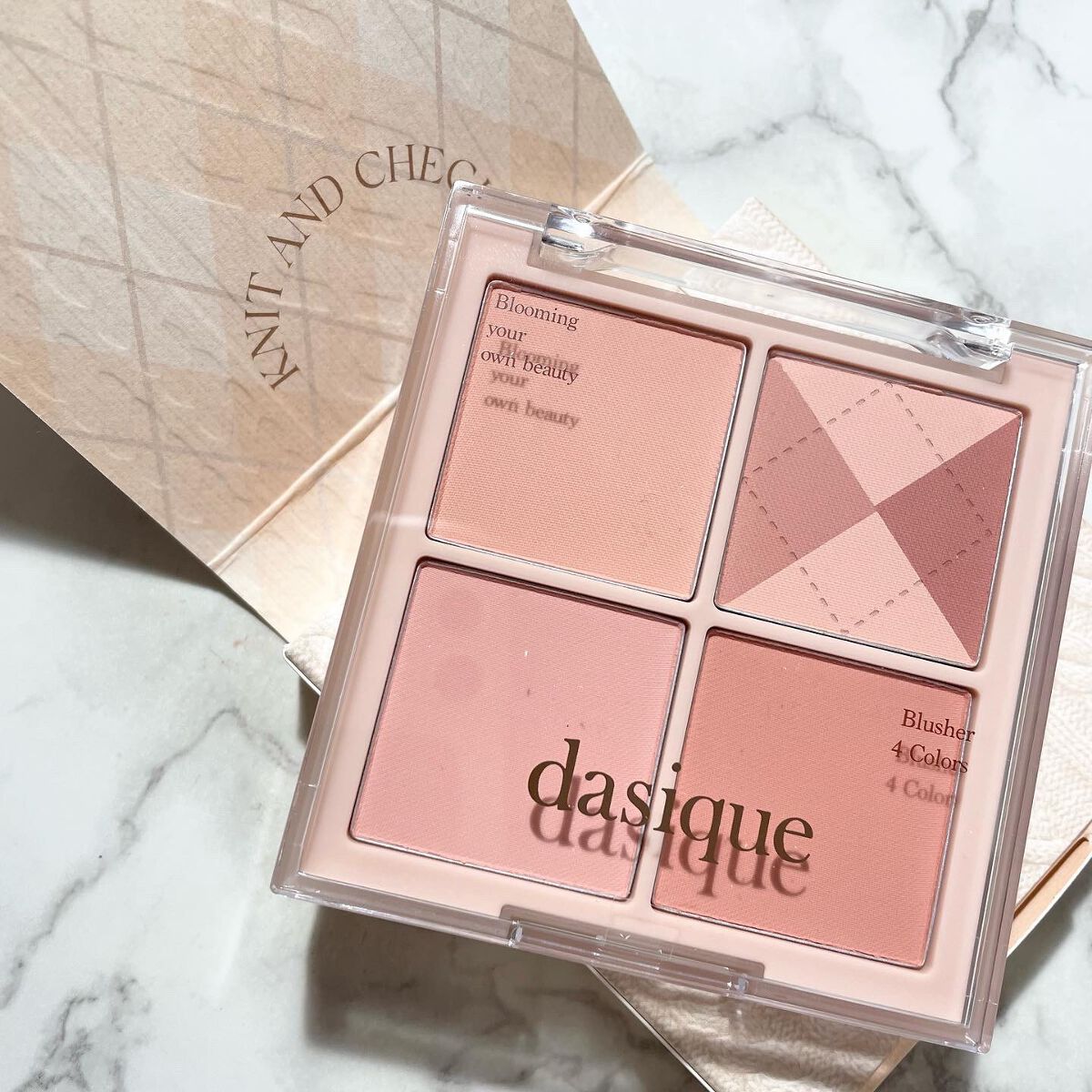 ブレンディングムードチーク/dasique/パウダーチークを使ったクチコミ（2枚目）