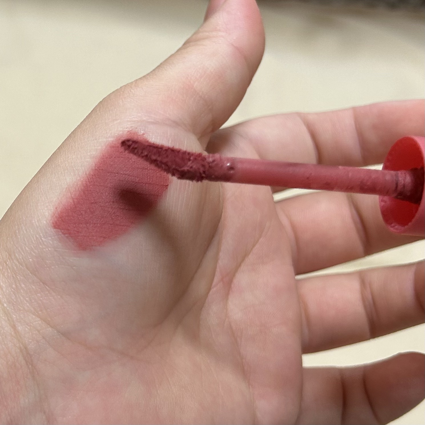 バターブラーティント 09 バイン/HOLIKA HOLIKA/リップティントを使ったクチコミ（3枚目）