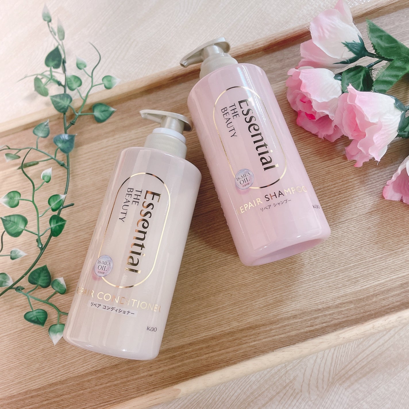 ザビューティ リペアシャンプー・コンディショナー/エッセンシャル/市販シャンプーを使ったクチコミ(1枚目)