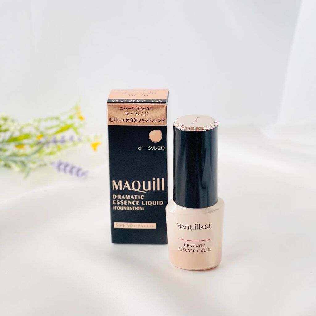 ドラマティックエッセンスリキッド/マキアージュ/リキッドファンデーションを使ったクチコミ（1枚目）