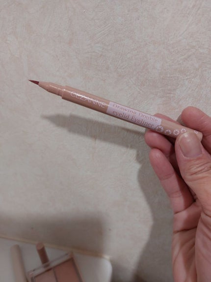 描くふたえアイライナー/CEZANNE/リキッドアイライナーを使ったクチコミ(6枚目)