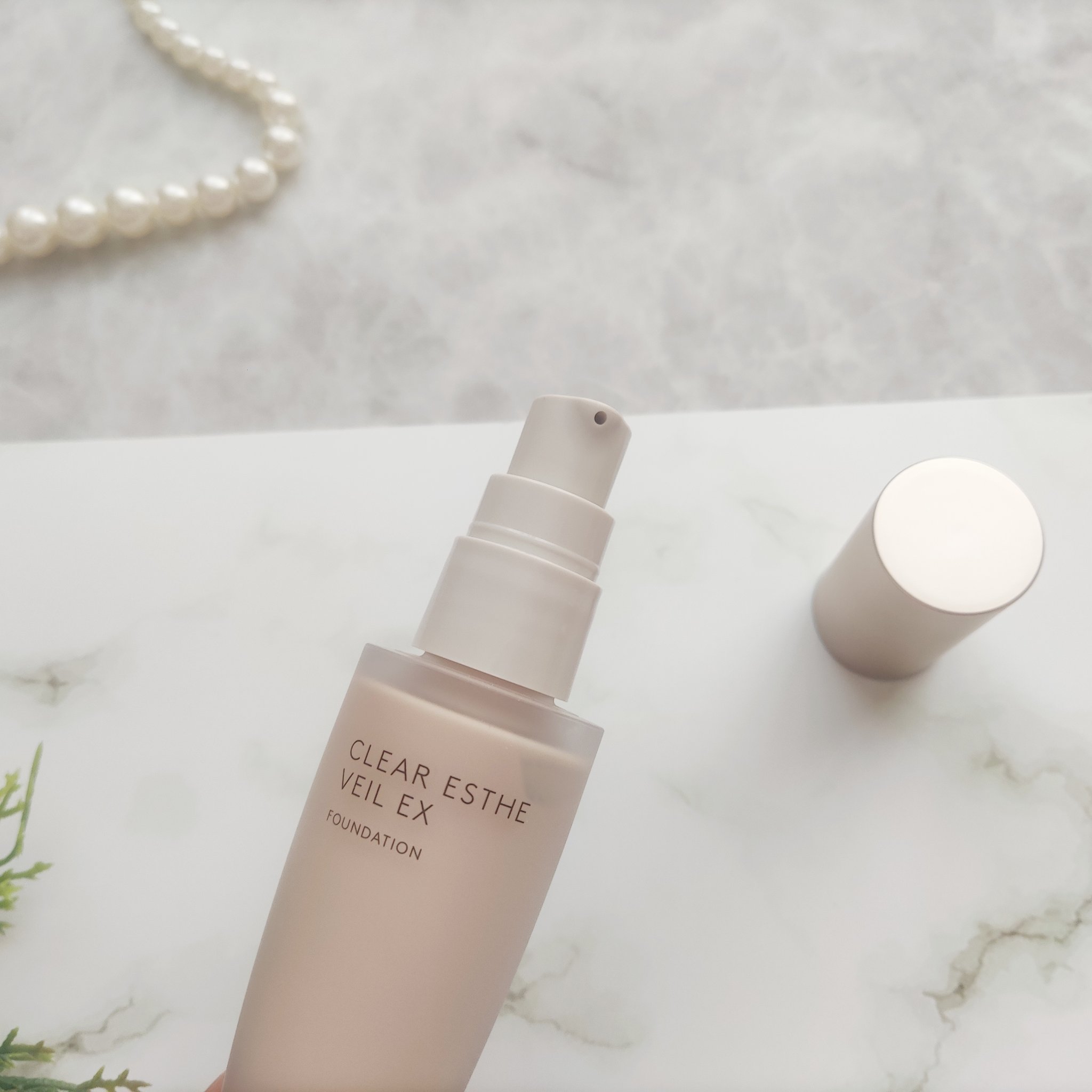 薬用クリアエステヴェールEX 03 ライトベージュ/Macchia Label/リキッドファンデーションを使ったクチコミ（3枚目）