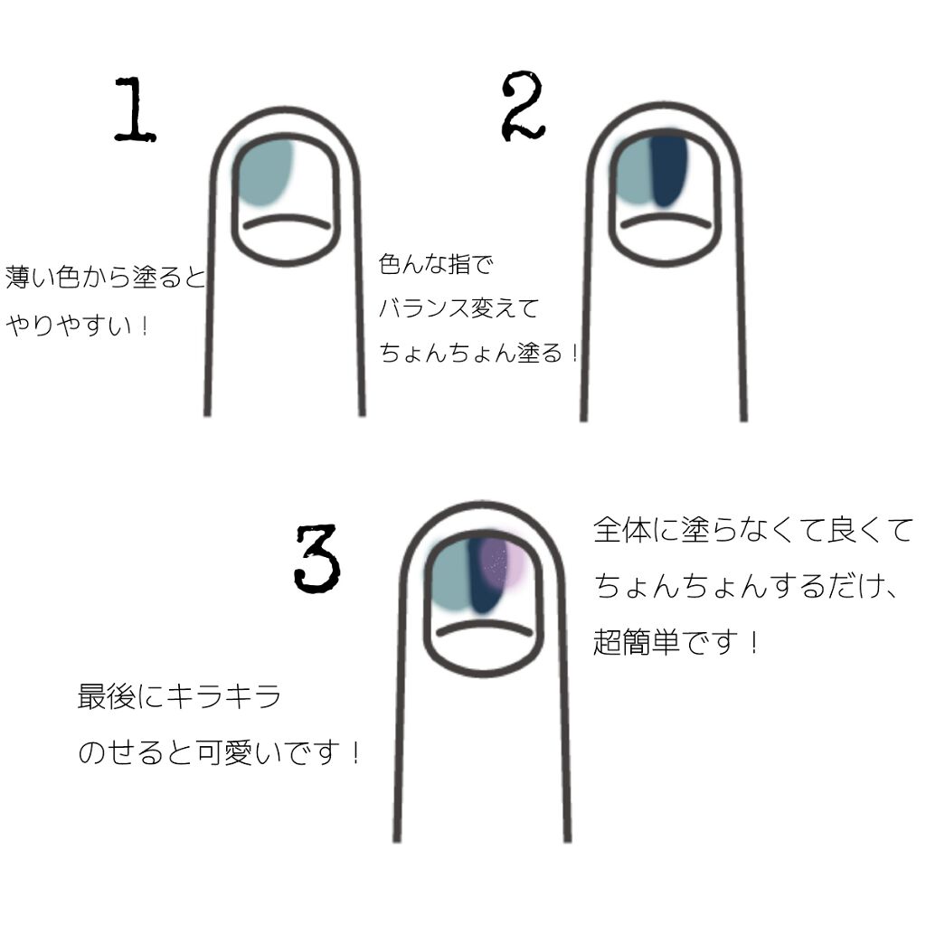 カラフルネイルズ/キャンメイク/マニキュアを使ったクチコミ(3枚目)