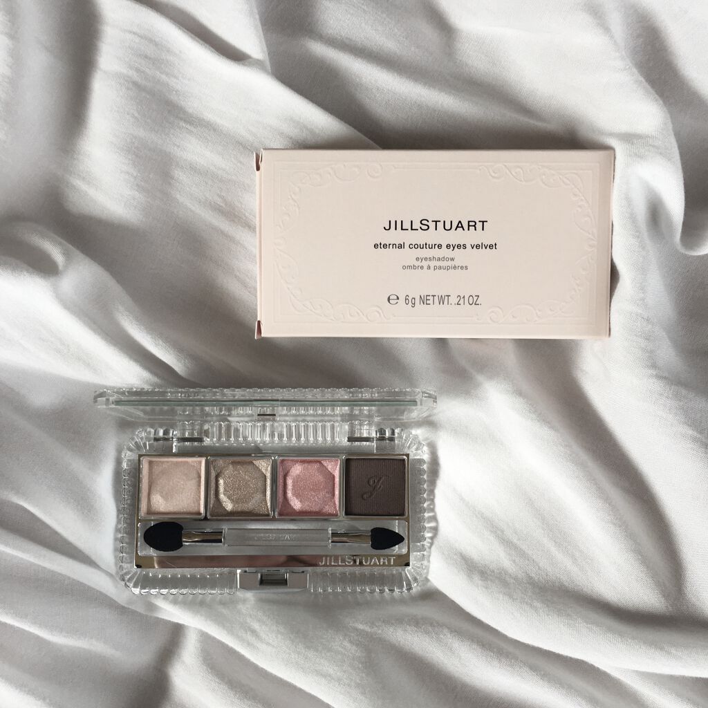 エターナルクチュール アイズ ベルベット 01 never-ending love/JILL STUART/アイシャドウパレットを使ったクチコミ（2枚目）