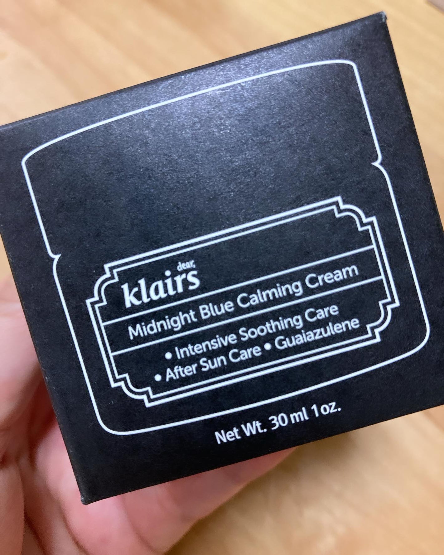 ミッドナイトブルーカーミングクリーム/Klairs/フェイスクリームを使ったクチコミ(1枚目)