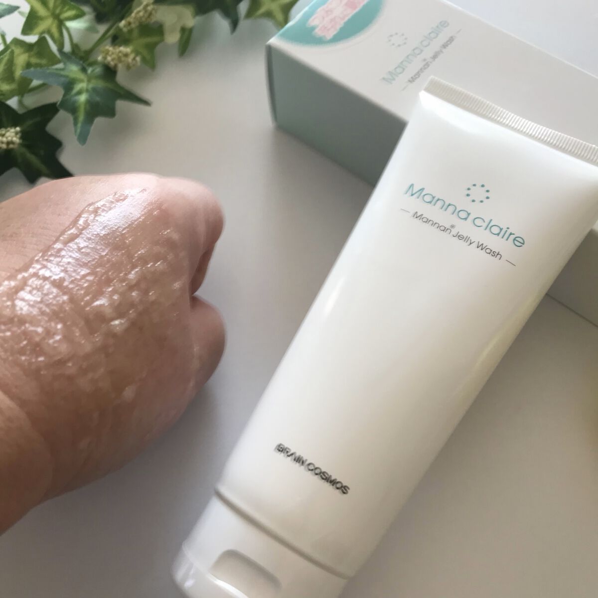 Manna claire -Mannan Jelly Wash-/ブレーンコスモス/スクラブ・ゴマージュを使ったクチコミ（1枚目）