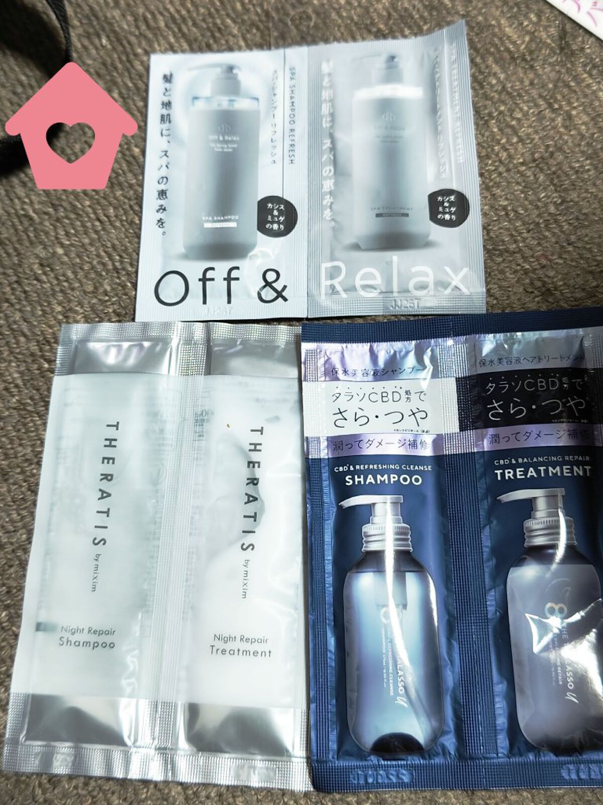 スパ・シャンプー／ヘアトリートメント モイスチャー/Off&Relax/市販シャンプーを使ったクチコミ（1枚目）