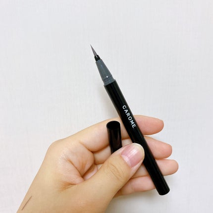 ウォータープルーフ リキッドアイライナー スモーキーグレー/CAROME./リキッドアイライナーの画像