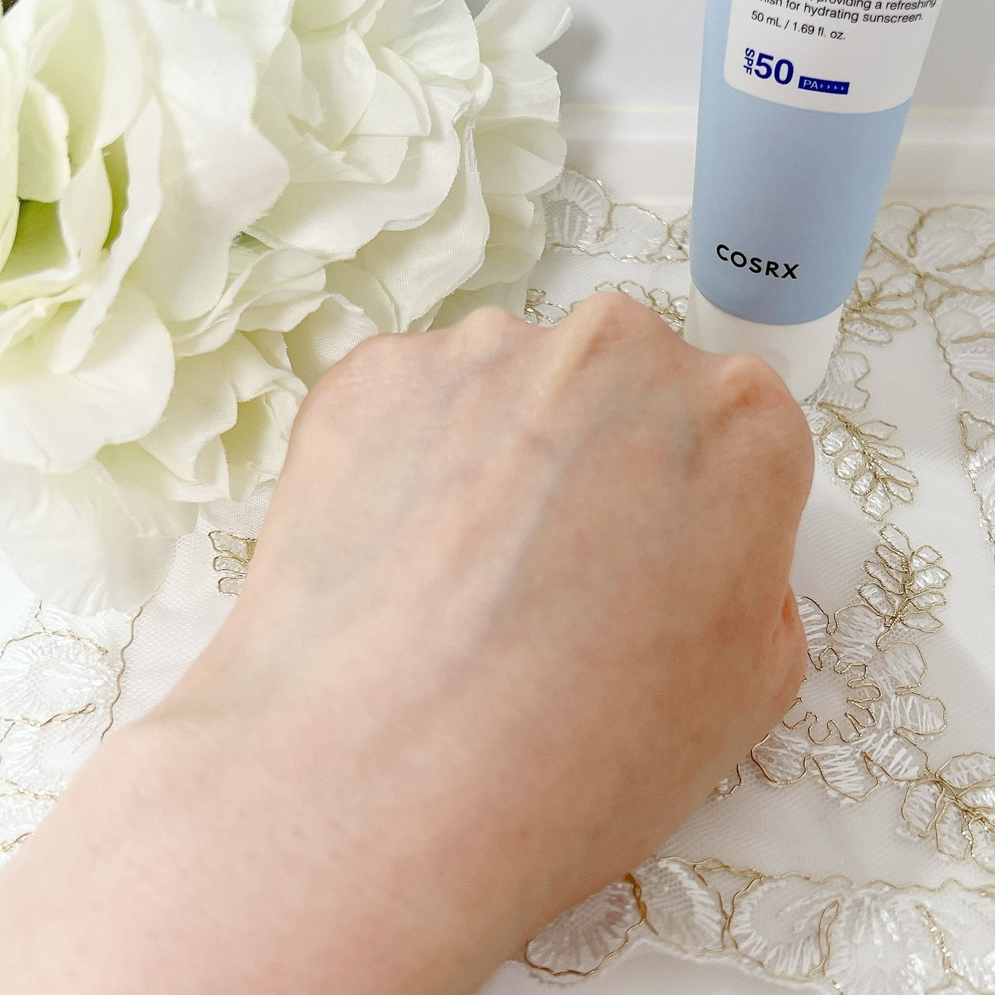 ウルトラライト透明UVクリーム/COSRX/日焼け止めクリームを使ったクチコミ(3枚目)