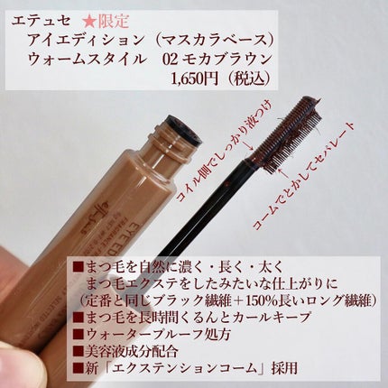 エテュセ アイエディション(マスカラベース)ウォームスタイル/ettusais/マスカラ下地を使ったクチコミ(2枚目)