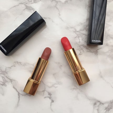 ルージュ アリュール ヴェルヴェット ル リオン ドゥ シャネル 227 ベージュ ルージッサン/CHANEL/口紅を使ったクチコミ(1枚目)