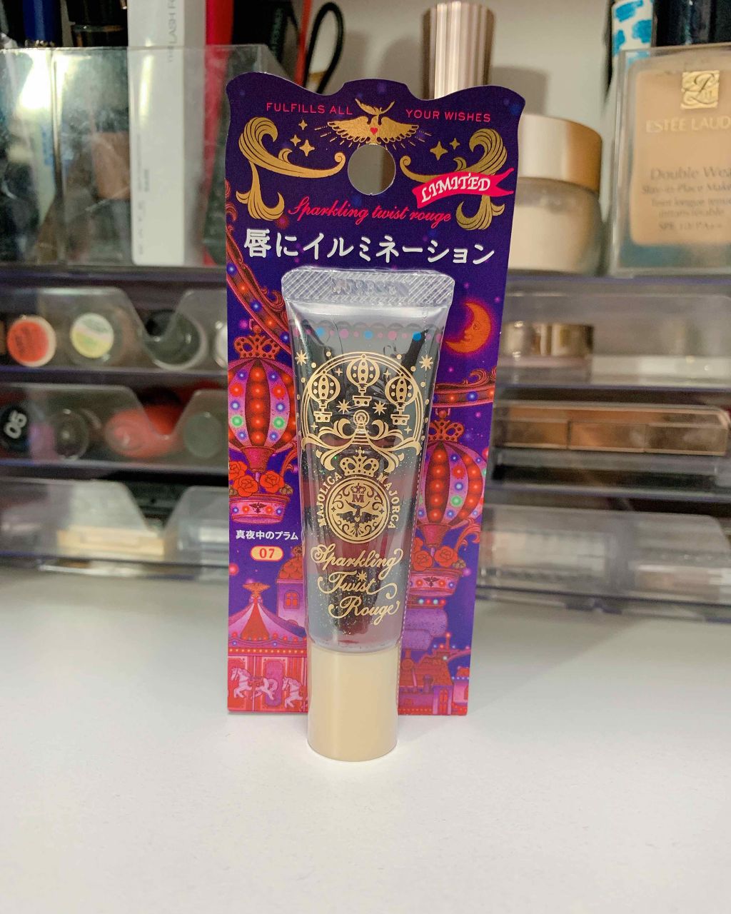 スパークリングツイストルージュ/MAJOLICA MAJORCA/リップグロスを使ったクチコミ(1枚目)