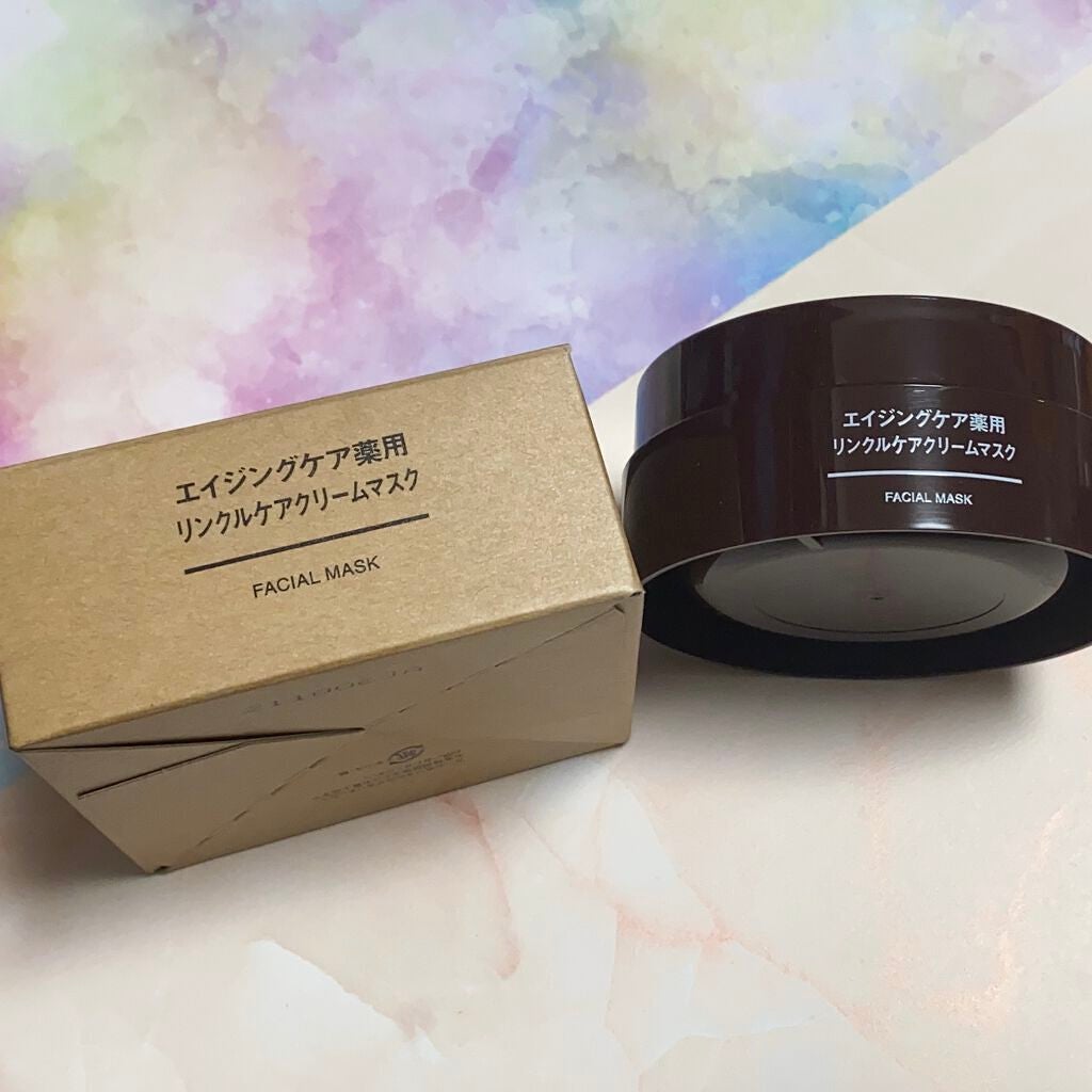 エイジングケア薬用リンクルケアクリームマスク/無印良品/フェイスクリームを使ったクチコミ(1枚目)