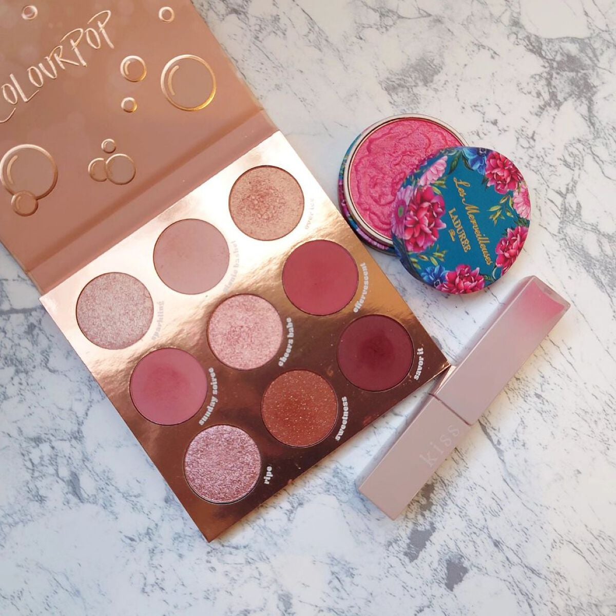 by the rose/ColourPop/アイシャドウパレットを使ったクチコミ(3枚目)